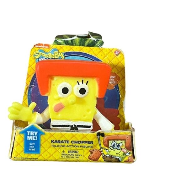 SpongeBob SquarePants Karate Chopper Talking Action Figure by Zuru Mini Brands - Picture 1 of 2